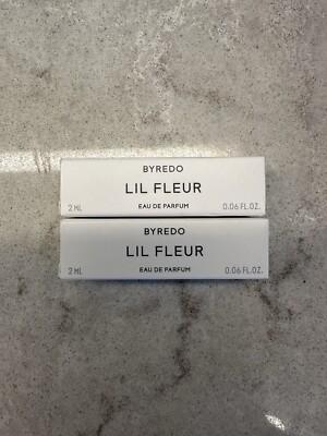 2 Byredo Lil Fleur Eau de Parfum EDP Sample Spray .06oz, 2ml New in Box
