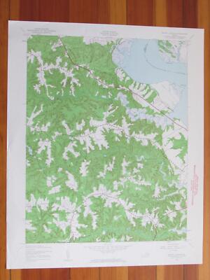 Mount Landing Virginia 1961 Original Vintage USGS Topo Map