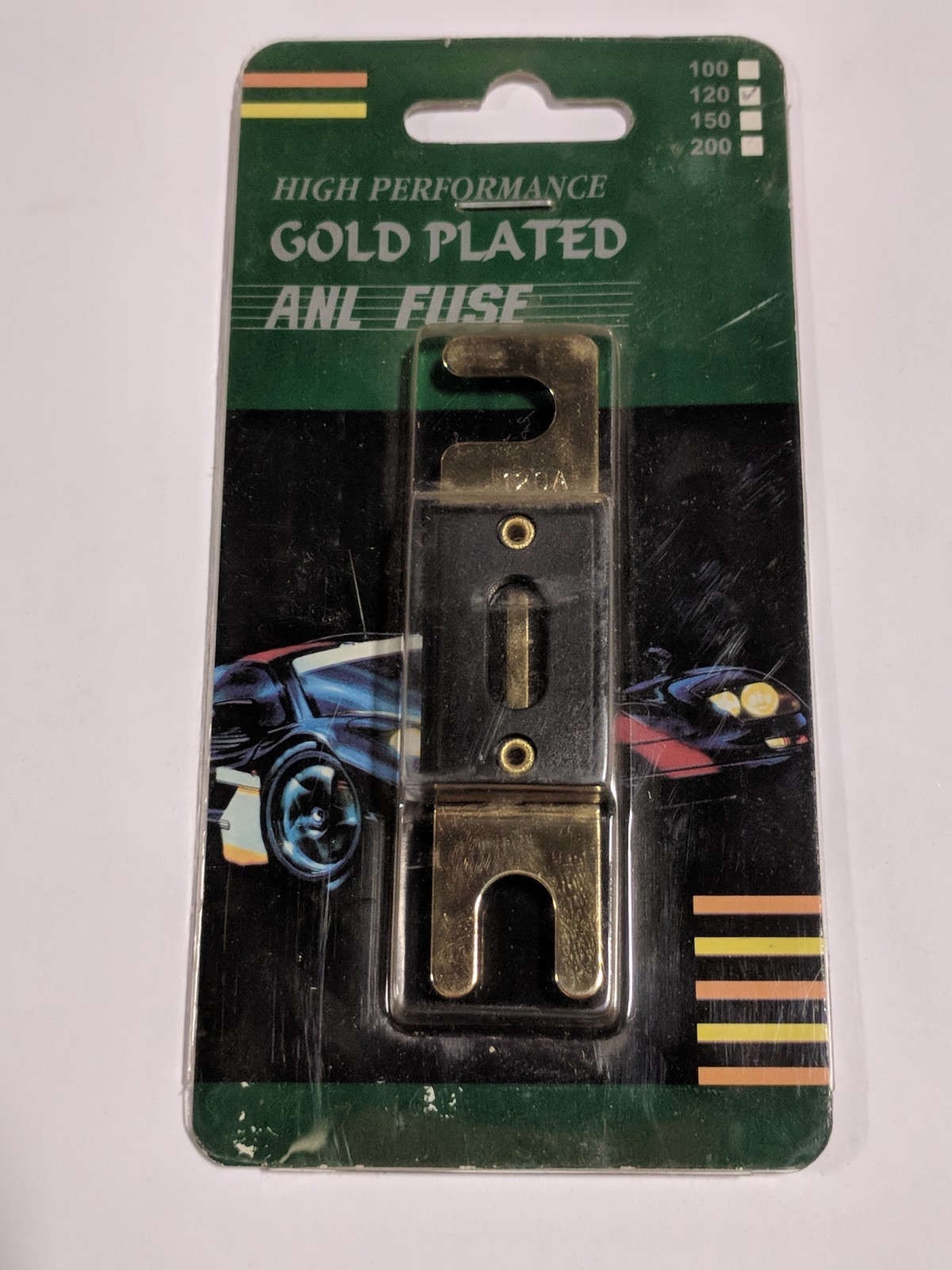120A Gold Plated ANL Blade Fuses (10 Pack)
