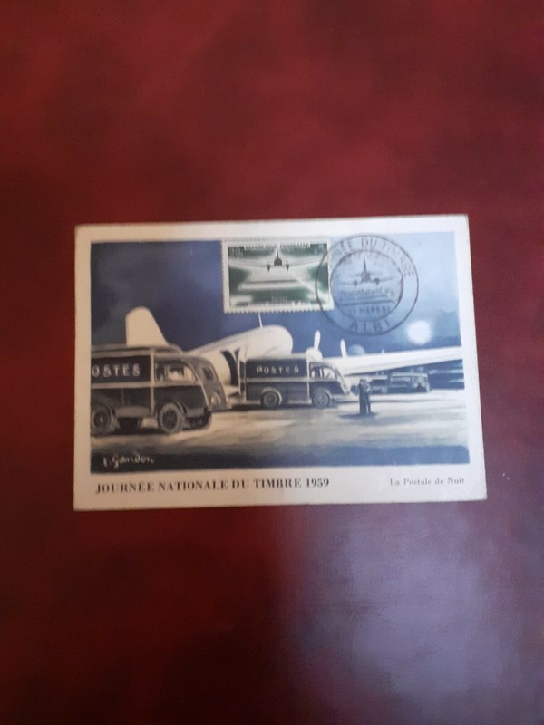 Carte Postale JournÃ©EÂ  Nationale Du Timbrer 1959 NÂ° 1196Â 