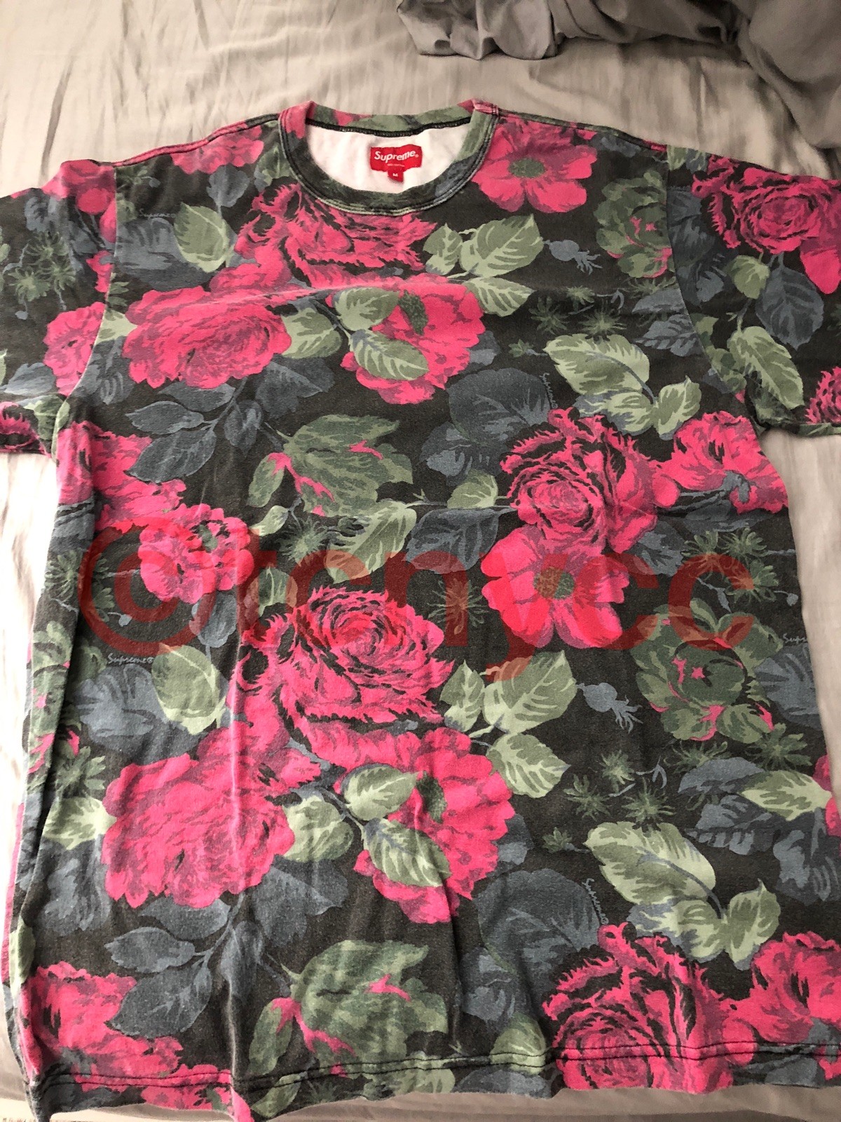 supreme flower tee