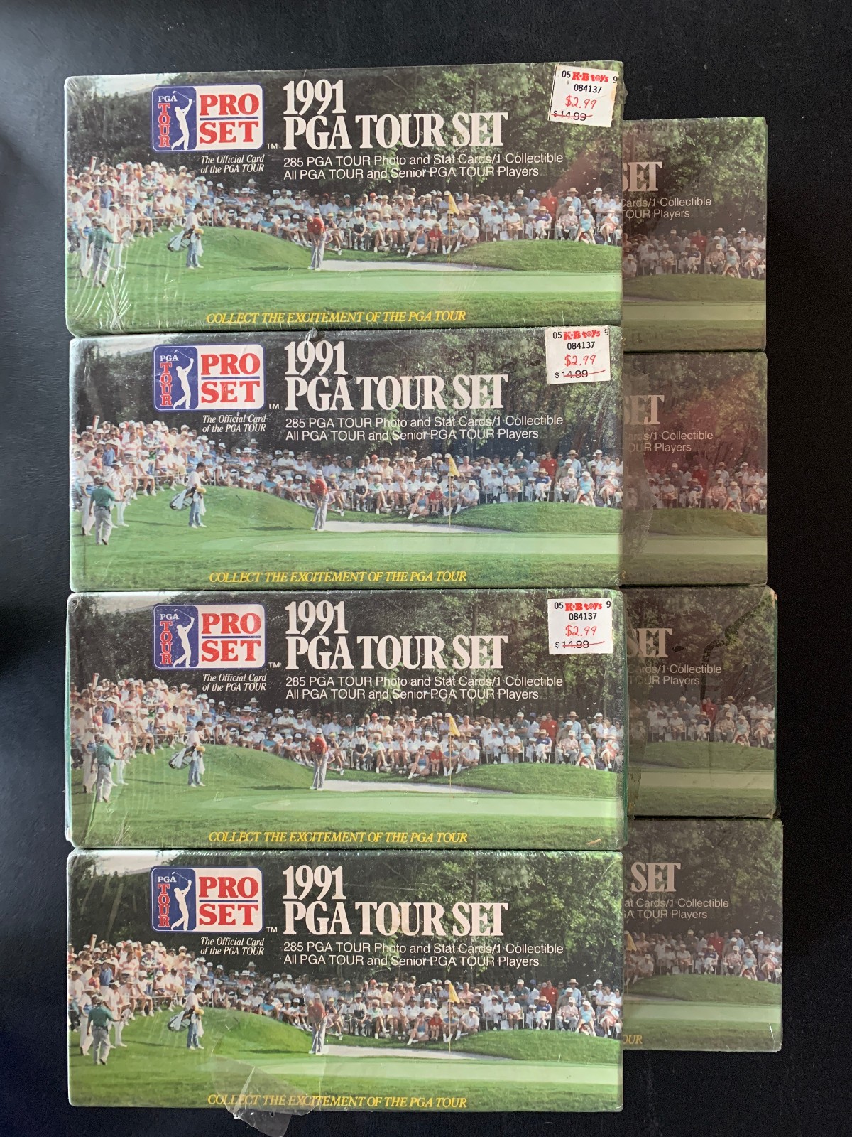 1991 Pros Set Golf PGA Tour Complete Sealed Unopended Factory Set Lot Of 8