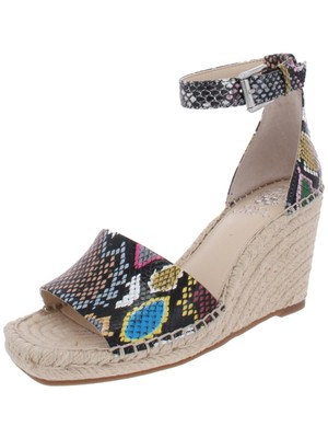 

Женские кожаные туфли на танкетке VINCE CAMUTO Black Rainbow 0,5 дюйма на танкетке Maaza 6,5 м, Черный, VC-MAAZA