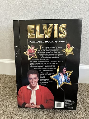 Elvis Presley Doll Jailhouse Rock Box 1993 Hasbro