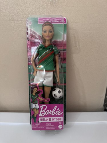 Barbie Soccer Player Brunette Doll NWB