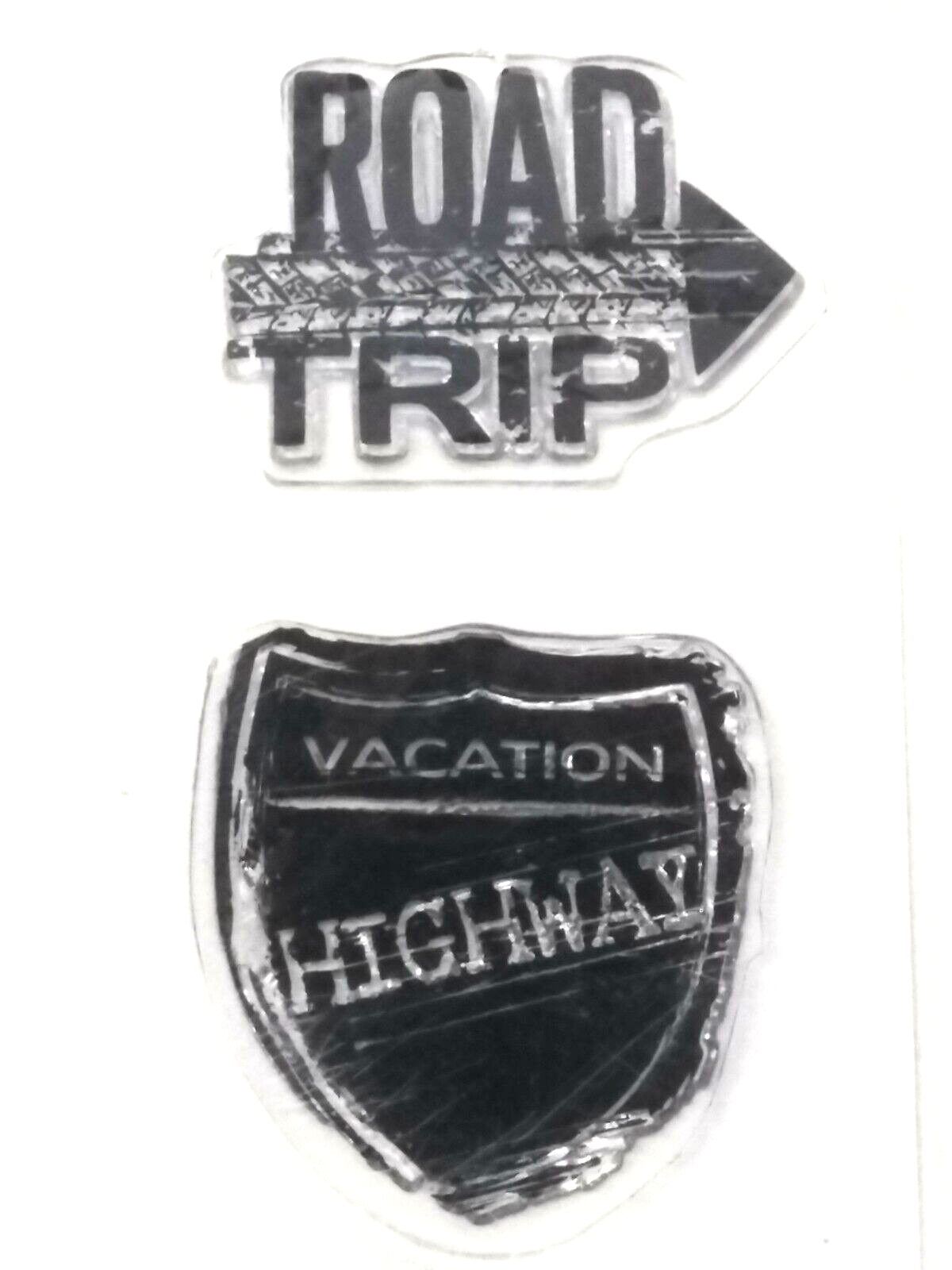 SCRAPPY CAT CLEAR STAMPS EFFECTS - ROAD TRIP / VACATION HIGHWAY