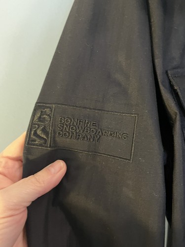 Bonfire Snowboarding Men&rsquo;s Radiant Black Jacket Size XL