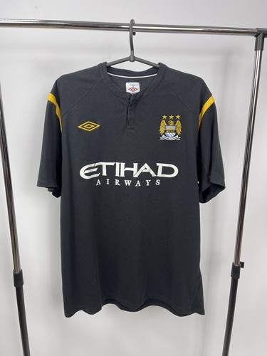 Manchester City フットボールジャケット Umbro サイズ M Umbro Manchester City T-Shirt 2009/10 Size 46 Black | eBay