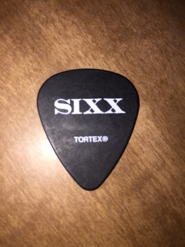 Motley Crue Guitar Pick Nikki Sixx black