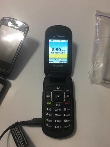 cell phone lot Blackberry Curve Verizon ZTE & Samsung Flip Phones