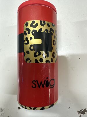 Swig Life 12 Oz Skinny Can Cooler Mama Claus Holiday Stainless Steel Santa Moma