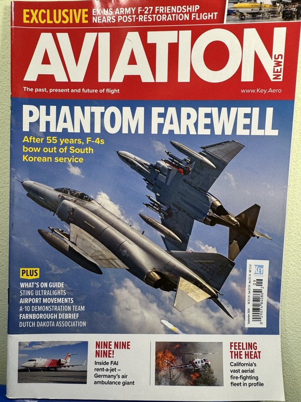 AVIATION NEWS MAGAZINE September 24 Phantom Farewell