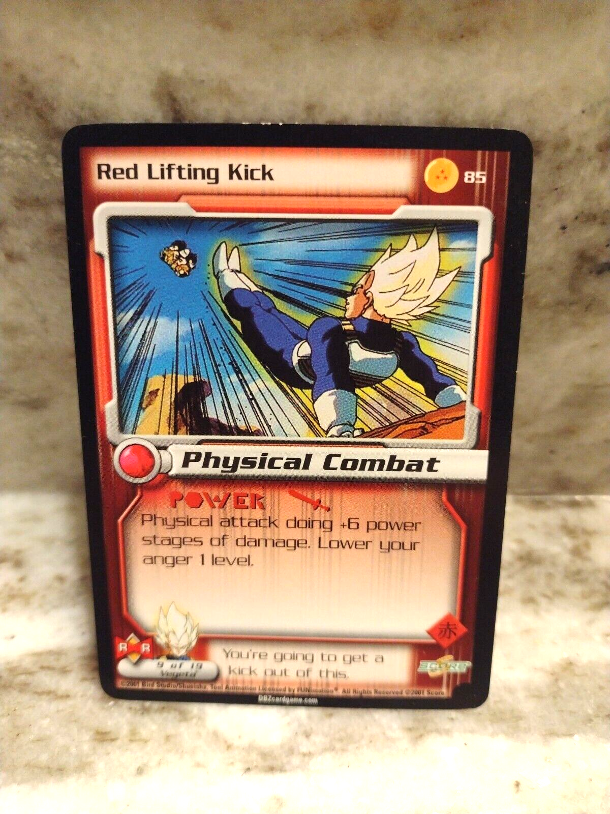 Red Lifting Kick #85 Dragon Ball Z Card Game Score 2001 | eBay