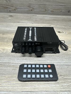 AK380 Bluetooth Audio Power Amplifier Speaker Receiver with U-disk/SD/FM Radio
