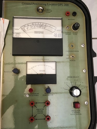 GPL 200 Ground Penetrating Locator Metal Detector
