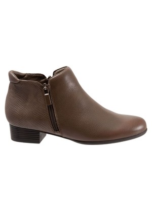 

Женские коричневые съемные кожаные ботильоны TROTTERS InHeal Major Almond, Коричневый, T1762-200