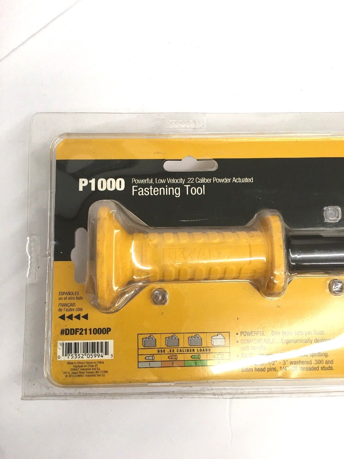 **NEW** DEWALT Single Shot Powder Actuated Hammer Tool - P1000