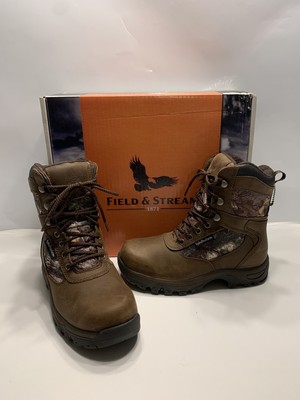 field & stream men's woodland tracker 400g waterproof field hunting boots