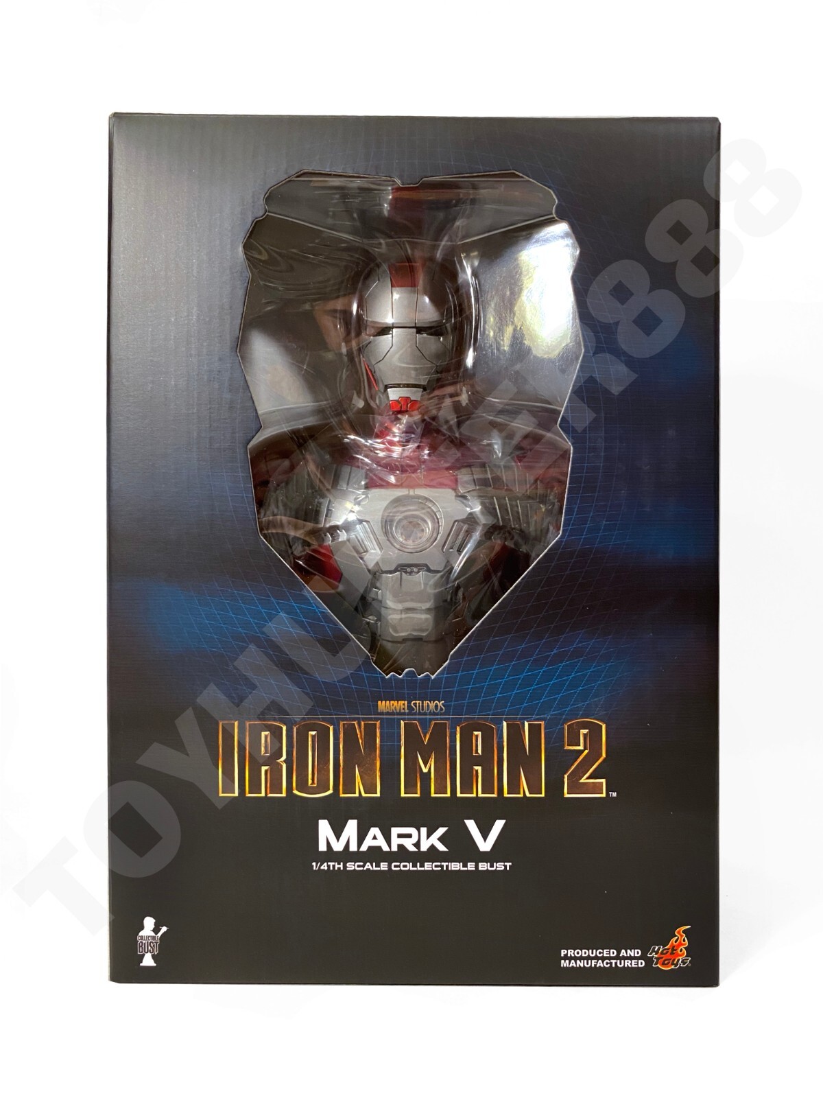 Hot Toys Iron Man 2 Mark V 1/4th Scale Collectable Bust