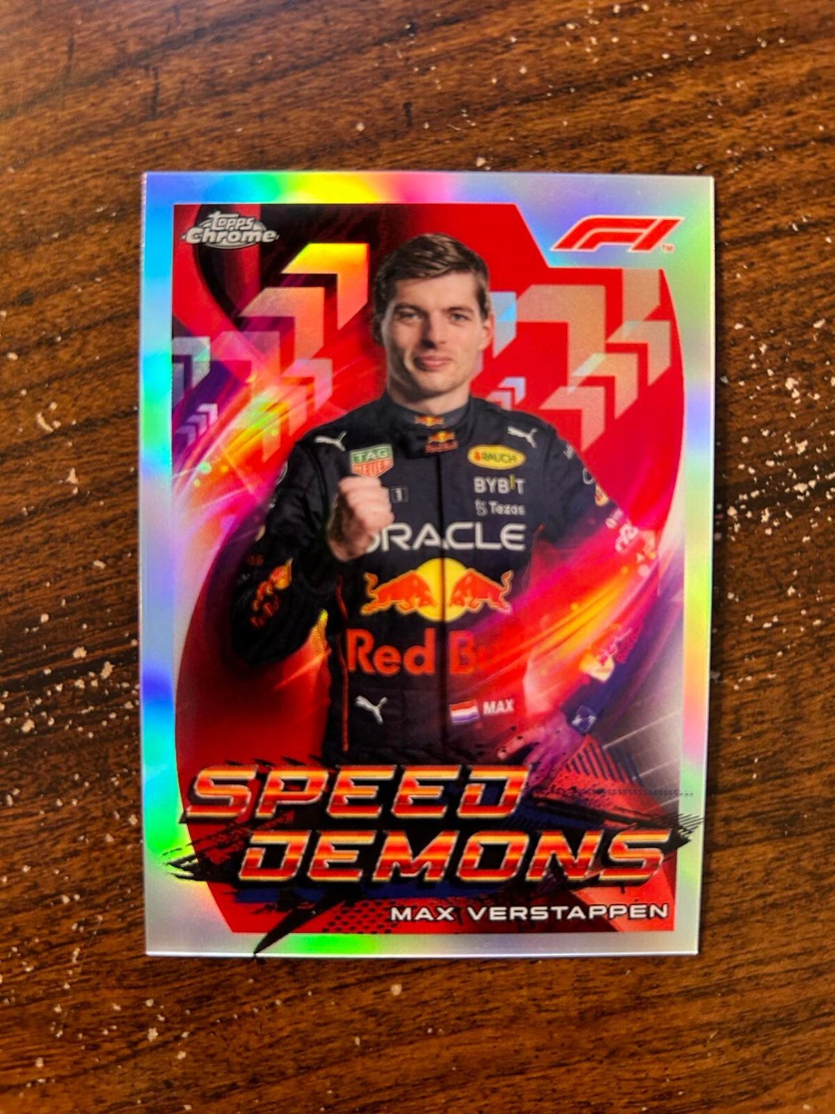 Max Verstappen, Speed Demons #SD-MV - 2022 Topps Chrome