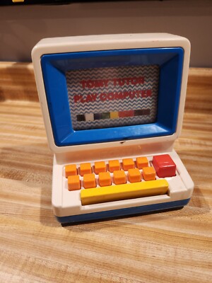 Vintage 1985 TOMY Tutor Play Computer educational learning toy