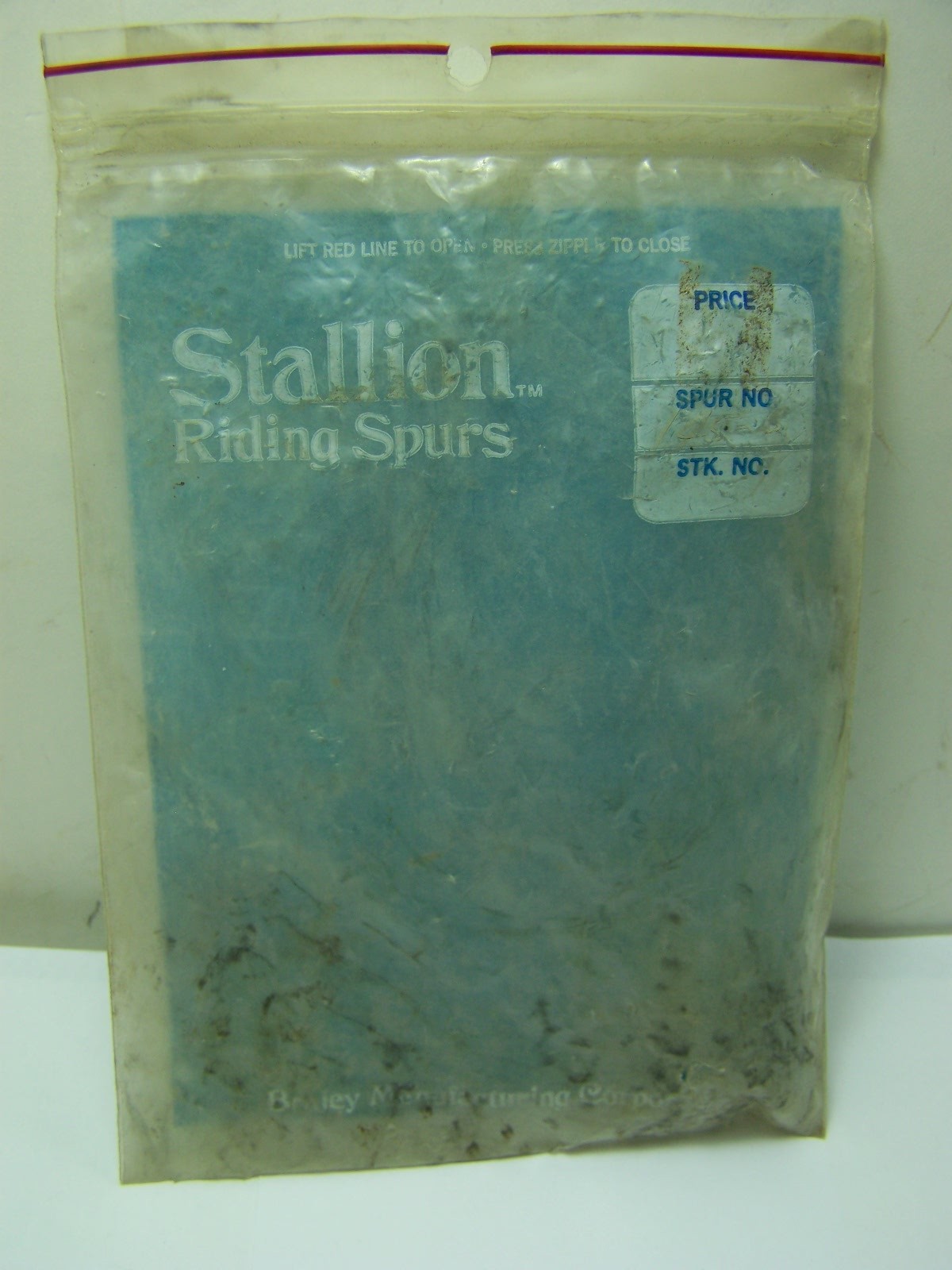 Vintage Stallion Riding Spurs Original Bag Braley Mfg.