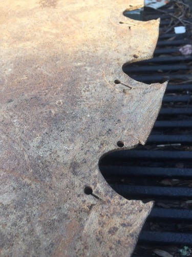 Large Sawmill Buzz Saw Blade 51 1/2 50 Teeth Diameter Solid Sawblade