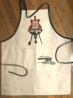 NEW Keith Urban Escape Together World Tour Souvenir Apron 2009 Fire Up The Grill