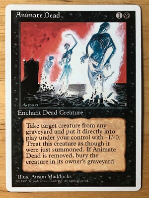 マジック：ザ・ギャザリング MAGIC CARDS/ANIMATE-DEAD/RARE '97ver. マジック：ザ・ギャザリング MAGIC CARDS/ANIMATE-DEAD/RARE