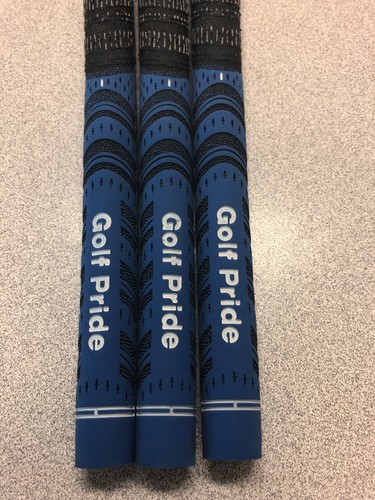 GOLF PRIDE GOLF GRIP (3) NEW DECADE MULTICOMPOUND BLACK & BLUE STANDARD 60R NEW