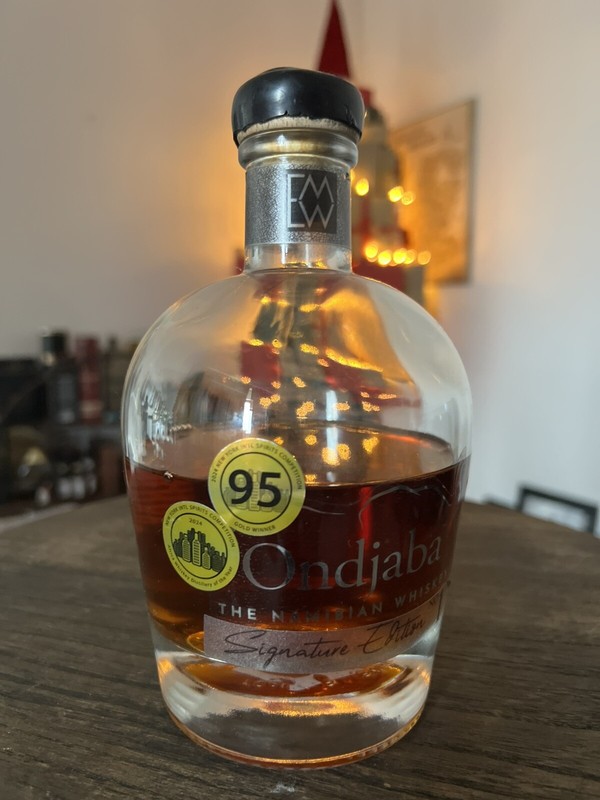Anbruchflasche Ondjaba Signature Edition No.1  Triple Grain Namibian Whiskey