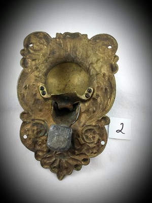 1800's ANTIQUE SOLID BRONZE BILLIARD POCKET RETURNS COMPLETE SET OF 6