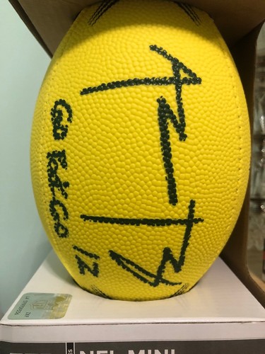 Green Bay Packers Aaron Rodgers AUTOGRAPHED & INSCRIBED GO PACKFootball COA NFL1