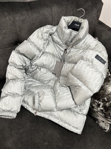 Dior｜JACKETS (444V09AM502 0150) Dior Oblique Puffer Jacket Black Technical Jacquard | DIOR