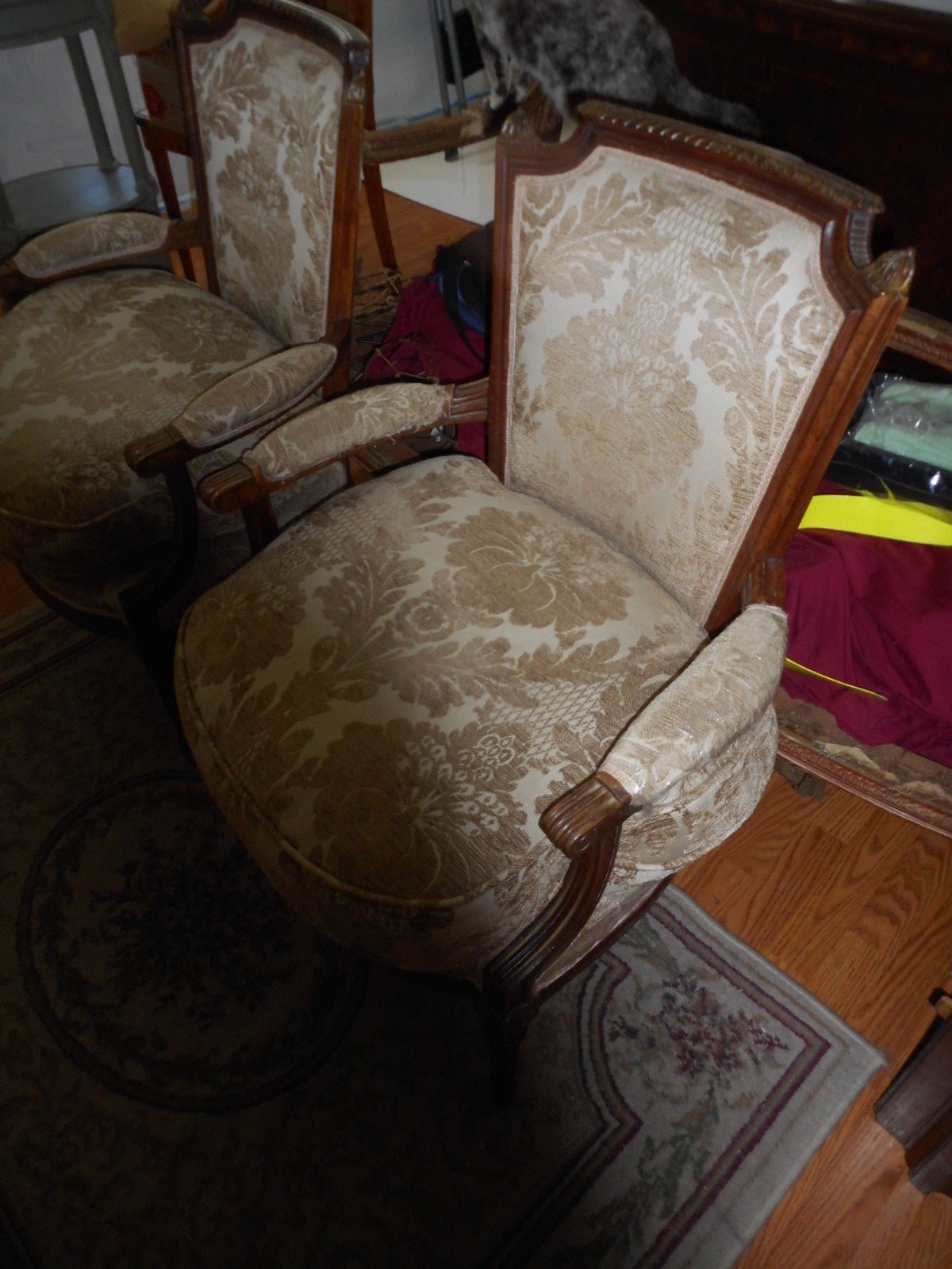 Antique French chairs Louis XVI Style  circa 19th century