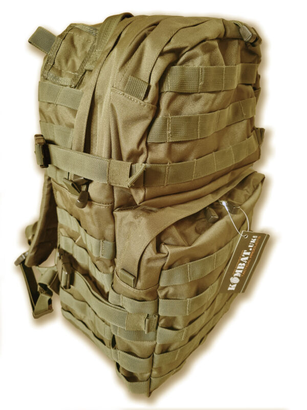 Kombat Uk Coyote Medium Tactical Army Assault Military Molle Bag Rucksack 40l