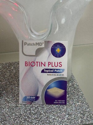 Biotin Plus Topical Patch MD 30 Day Supply Dietary Supplement Exp. 2/26 NEW!!!!!