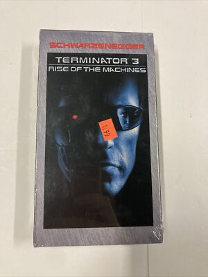Terminator 3: Rise of the Machines (NEW SEALED VHS 2003) Arnold Schwarzenegger