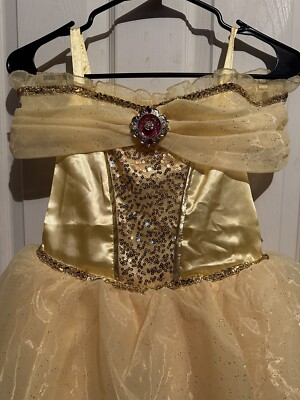 Authentic Disney Belle Dress Size 7/8