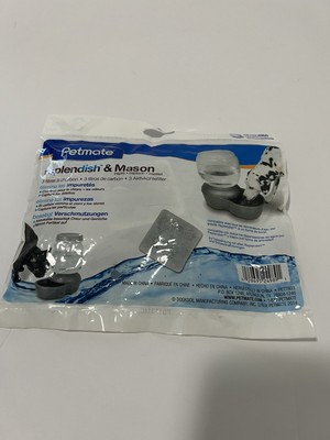Petmate Replendish and Mason Charcoal Filter (3 Count) Pet Bowl Water Filter NEW