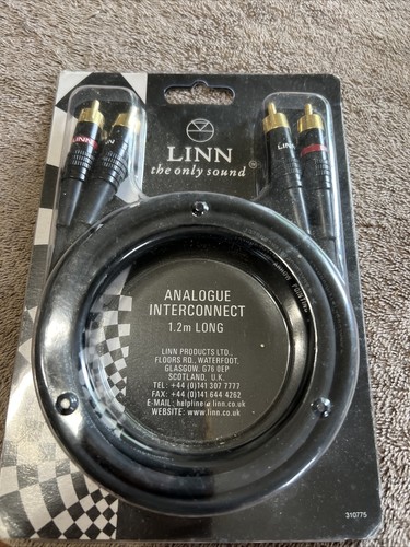 LINN INTERCONNECT RCAケーブル　ペア Linn Analog Interconnect - RCA Audio Cables (Pair) - 1M