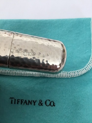 Tiffany & Co. Hammered Sterling Silver Perfume Atomizer Spain 2001 Rare
