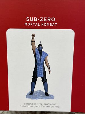 NIB 2021 Hallmark Ornament MORTAL KOMBAT SUB-ZERO