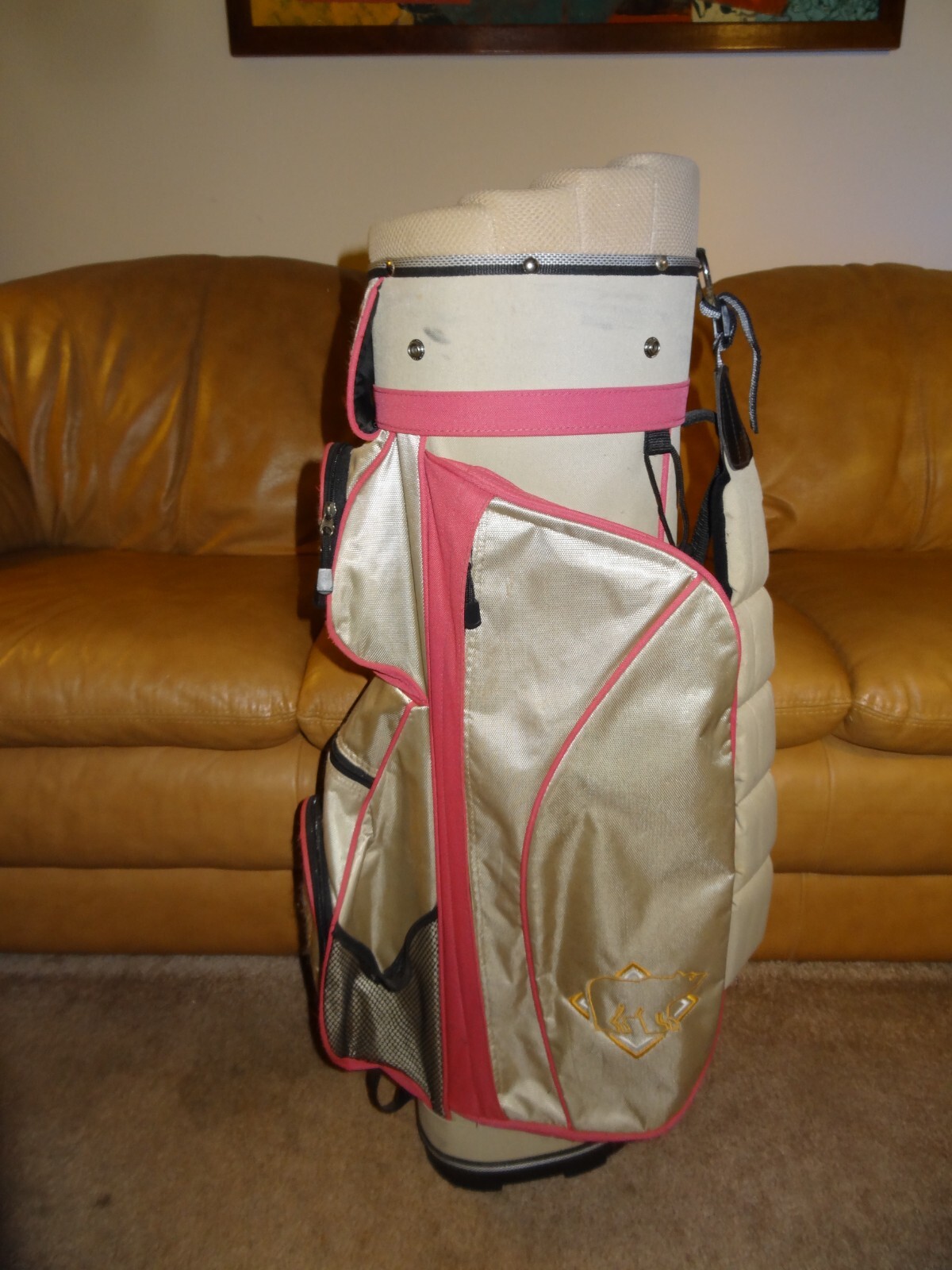 Jack Nicklaus Golden Bear Ladies Cart / Carry Golf Bag - 6