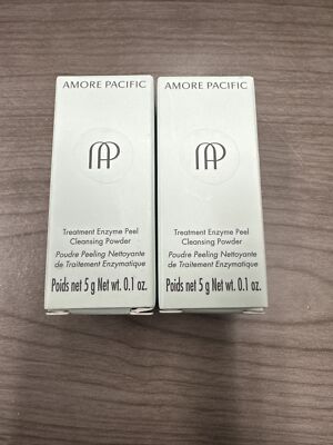 Lot 2 x Amore Pacific Treatment Enzyme Cleansing Foam 0.1OZ/ea, 0.2oz/10g Total