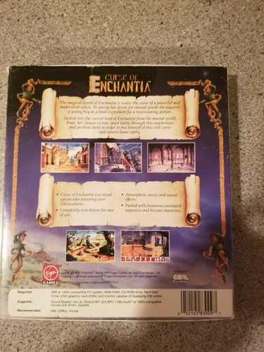 1993 Virgin Games - Curse of Enchantia - Computer Game - CD-ROM