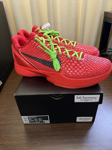 Ds Kobe 6 Protro Reverse Grinch Size 13 asg wtk gold metal