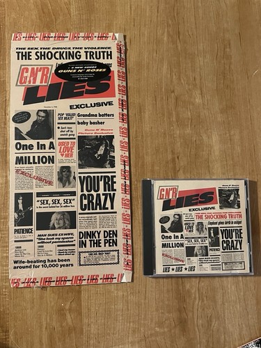 Guns N' Roses Lies ゴールドシグネチャーエディション CD GUNS N ROSES - Gn'r Lies - Amazon.com Music