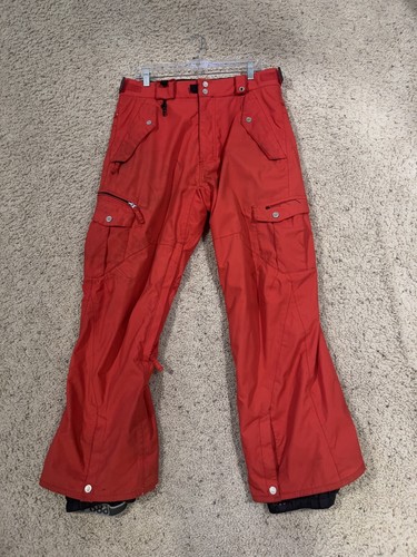 Ski Pants Men Medium Red Inside Liner