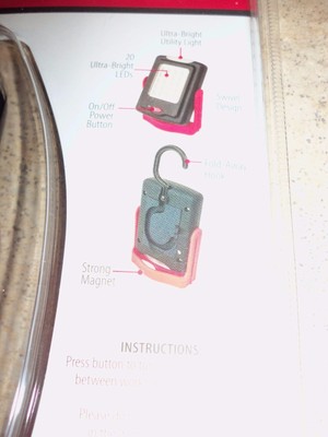 2-IN-1 MAGNETIC LED WORK LIGHT & UTILITY LIGHT-EMERGENCY LIGHT NEW  I